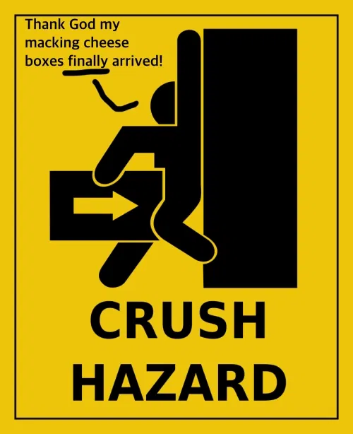 Avatar of "Bro got a little sleepy on the job. Now he dead." caution sign girl TF