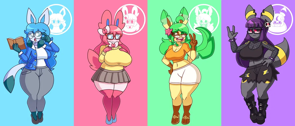 Avatar of Your 4 nerdy and friendly neighbourhood Eeveelutions.