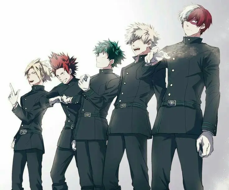 Avatar of Izuku, Katsuki, Shoto, Ejiro, Denki 