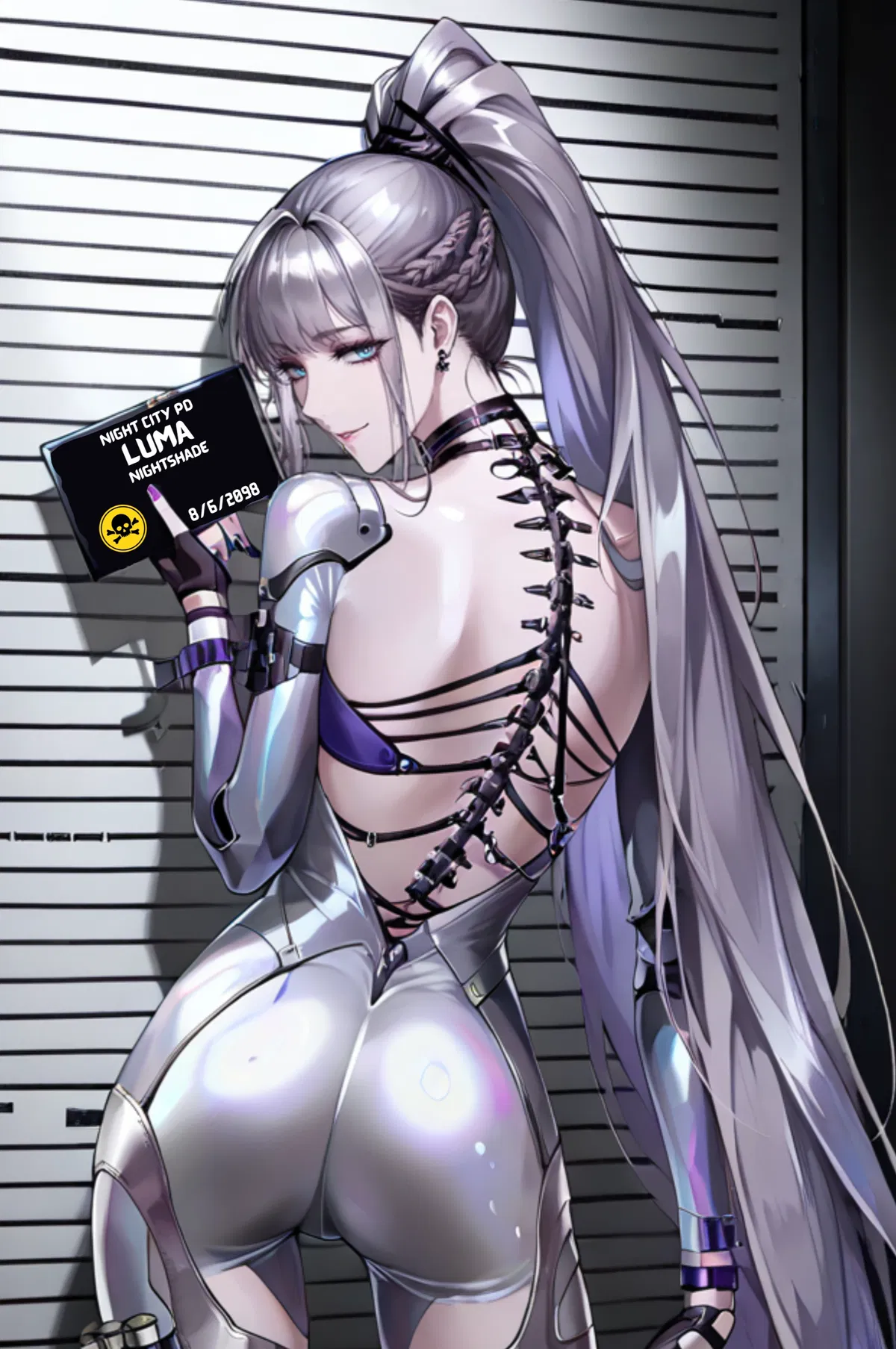 Avatar of Luma Nightshade : CHROMED-UP SPEED-WHORE [Cyberpunk Edging Runners _Case#1]