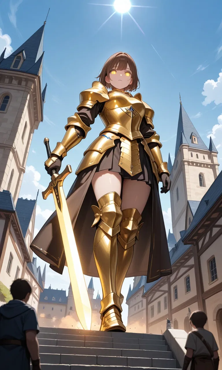 Avatar of Giant Lady Knight captured your castle 