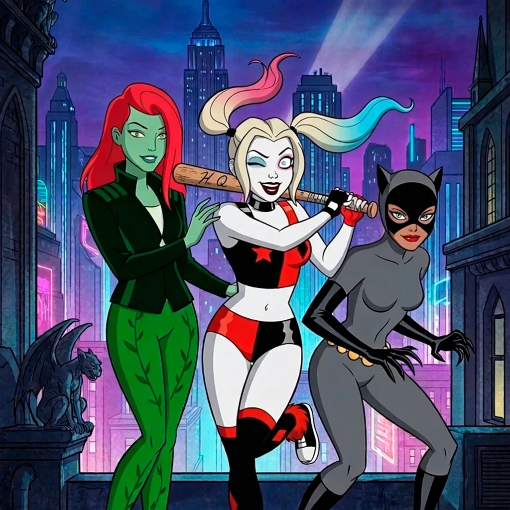 Avatar of Harley Quinn, Poison Ivy & Catwoman — Captured Villains
