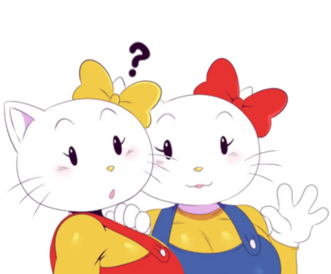 Avatar of Kitty and Mimi white 