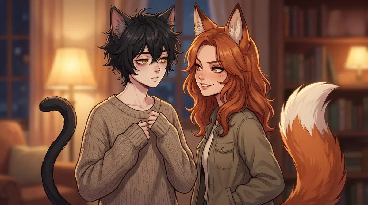 Avatar of Ollie the sleepy cat and Charlotte the maybe not so good girlfriend!