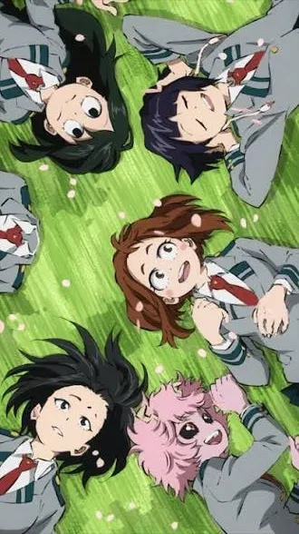 Avatar of Ochaco Mina Tsuyu Jiro Momo and Hagakure