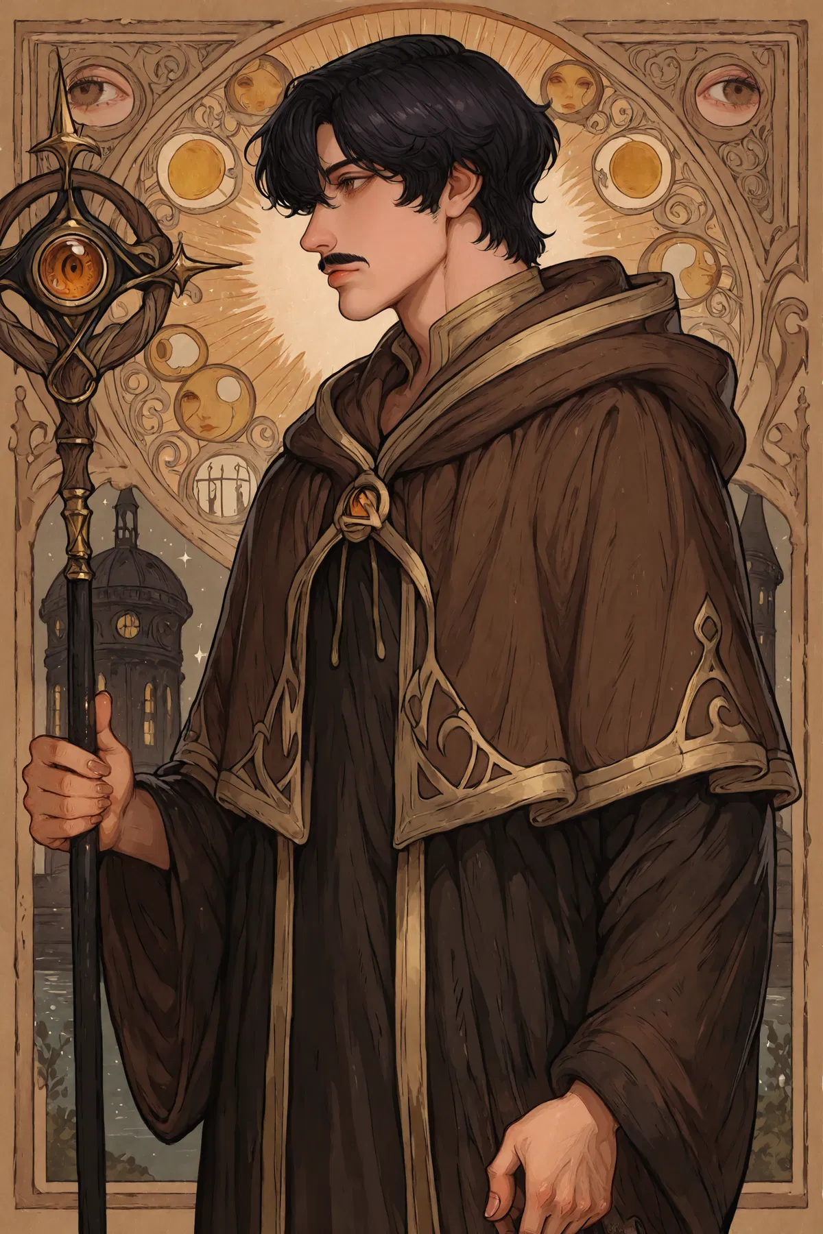 Avatar of Nicolas Galant (Sable Mage | Potential Enemy | Mage Duel)