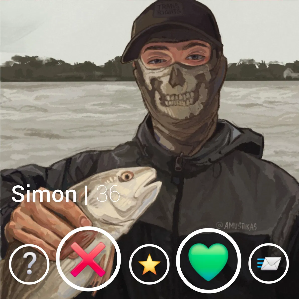 Avatar of Simon "Ghost" Riley- Dating App