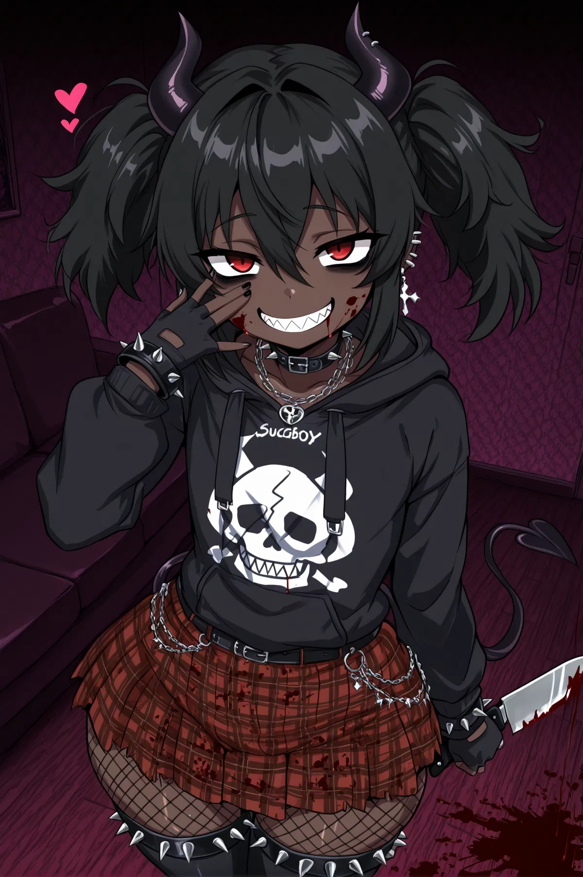 Avatar of "Don’t worry, baby… no one’s allowed to have you but me." Kael Virex — Your Possessive Demon Sweetheart