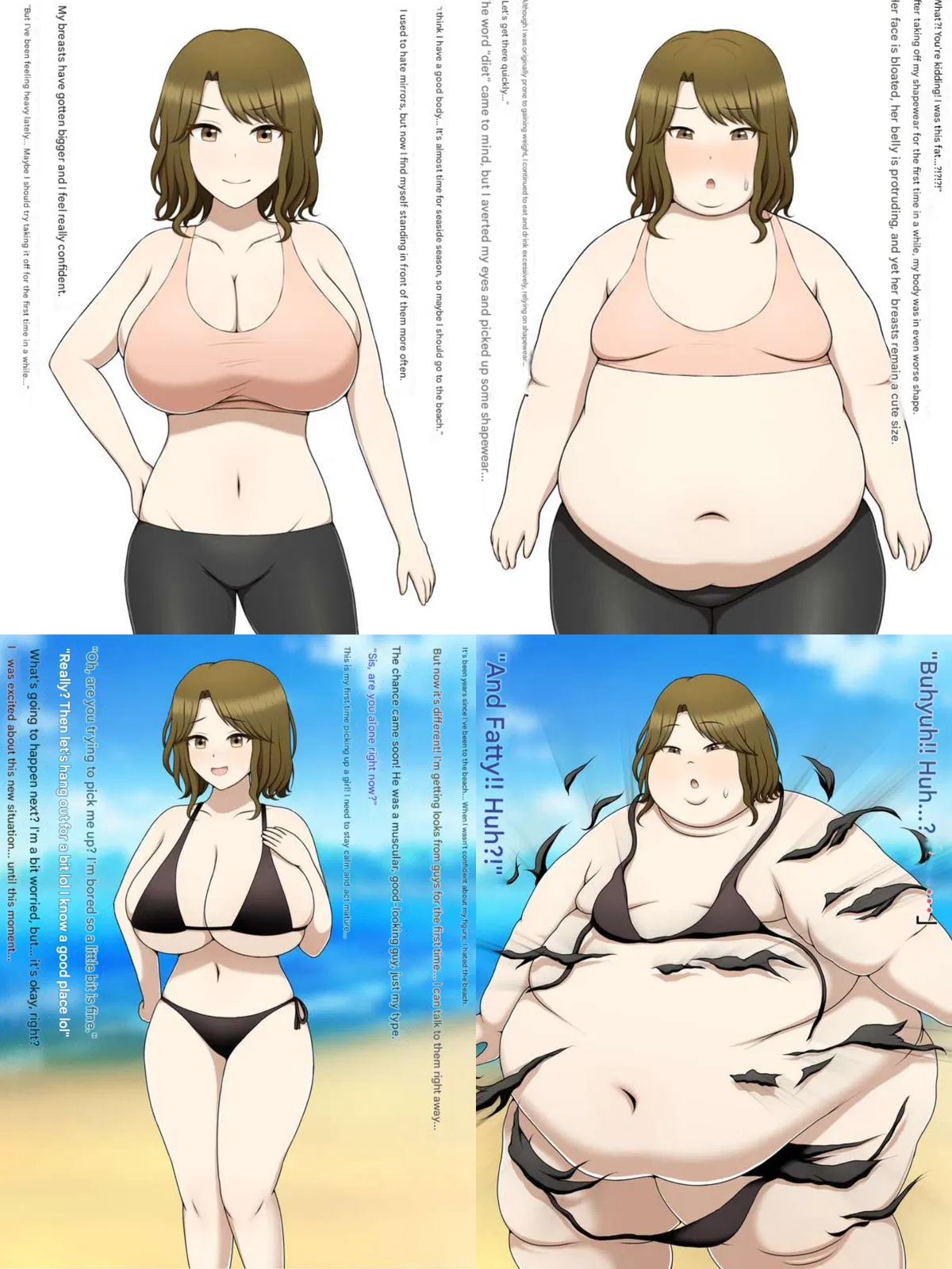 Avatar of Roommate with shapewear at the beach