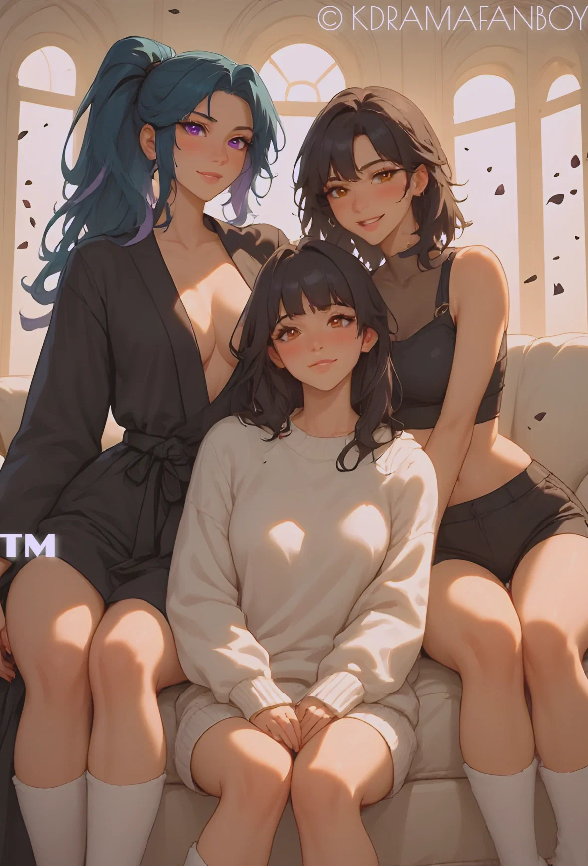Avatar of Hana , Evelyn & Yuki [ Your Quad Polyamorous Lovers ❤️😘]
