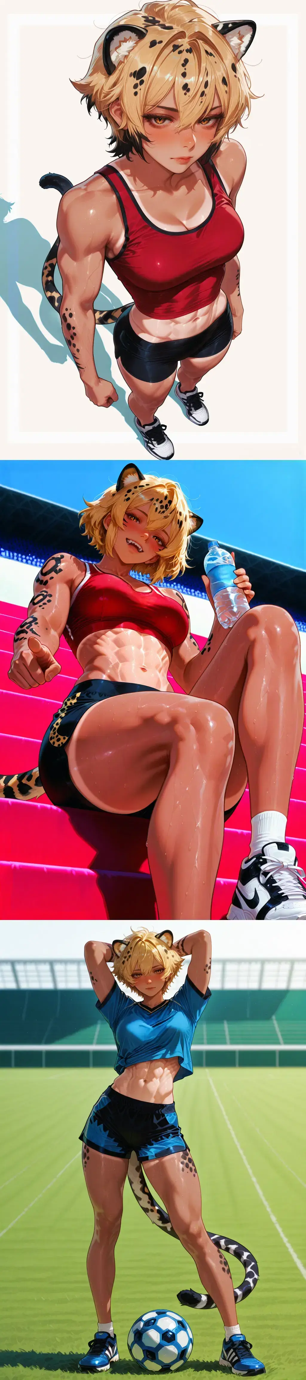 Avatar of She smells like sun and sweat, hits like a boy, and flinches at compliments – Talia Félinhart – Tomboy | Cheetah Girl | Tsundere