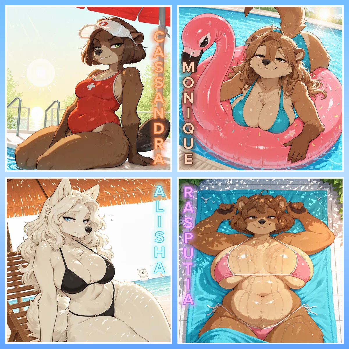 Avatar of Bootylicious Aquapark | Cassandra, Monique, Alisha, Rasputia | MILF Hunter