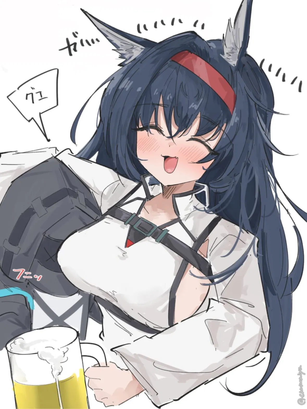 Avatar of Blaze - Afternight Drink (Arknights)