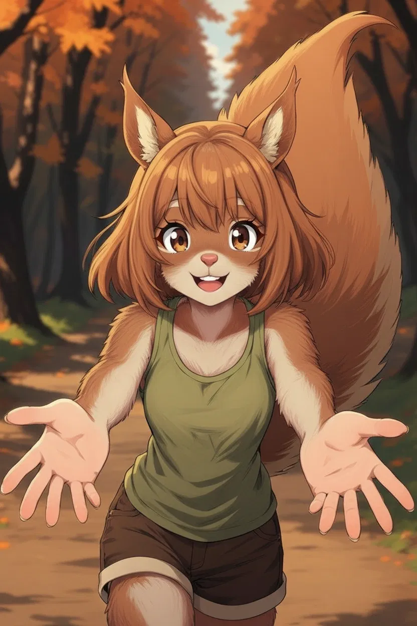 Avatar of Hazel, Your Hyperactive Autistic Squirrel Girlfriend 