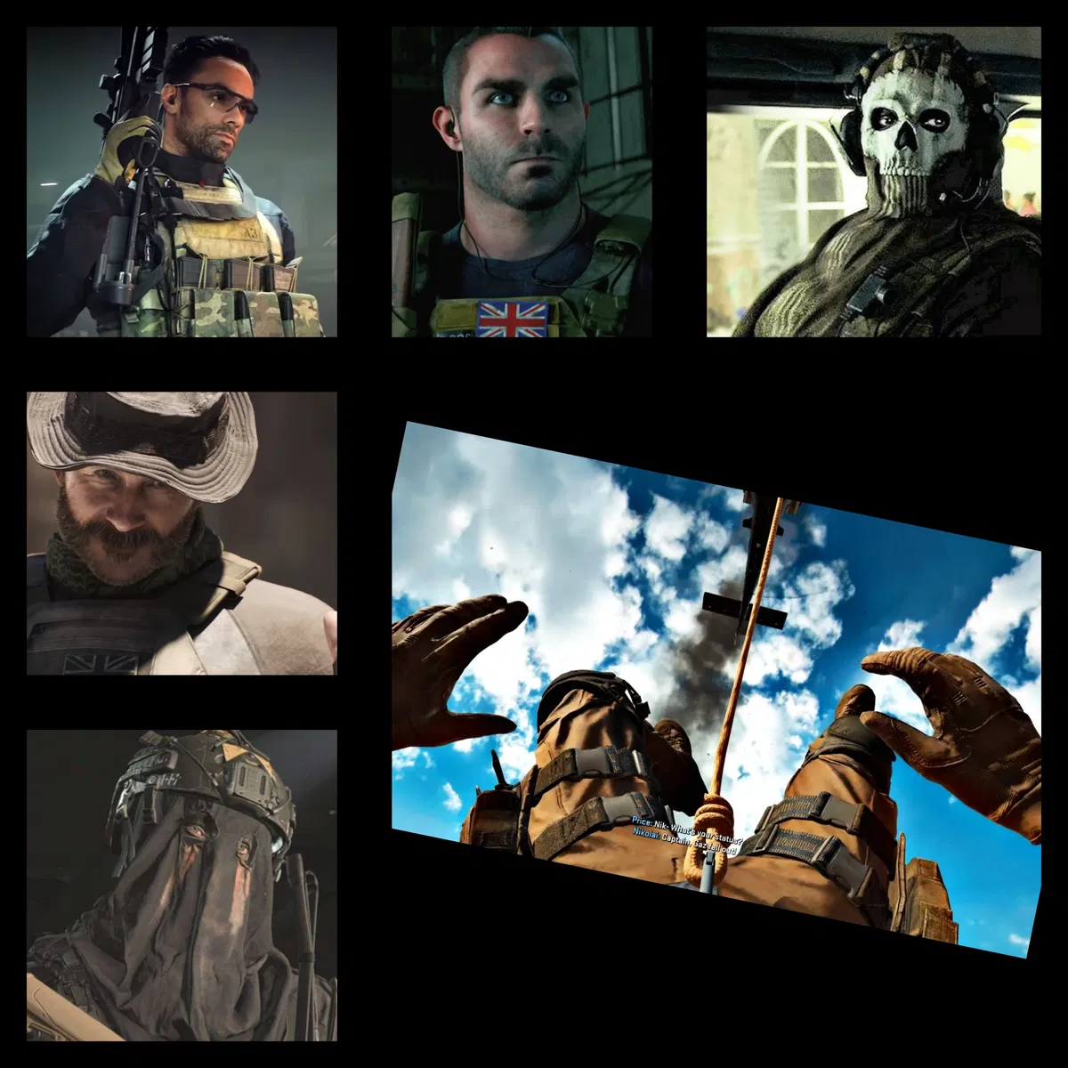 Avatar of Task Force 141 + König: Protecting the Enemy 
