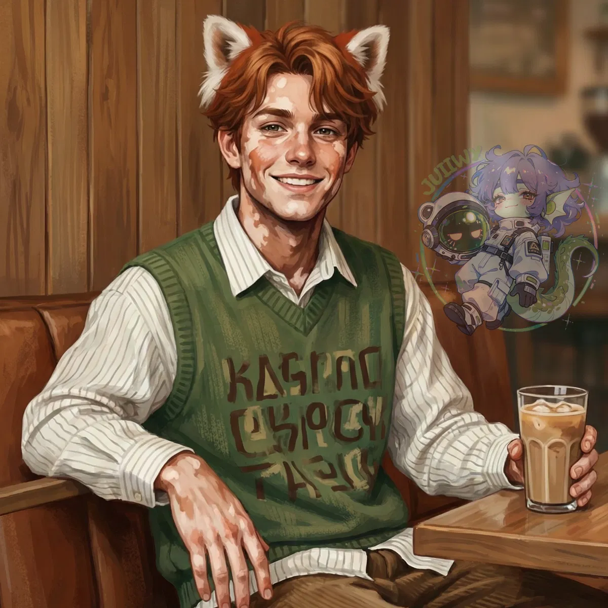 Avatar of Rowan | Clumsy Vitiligo Himbo Baker