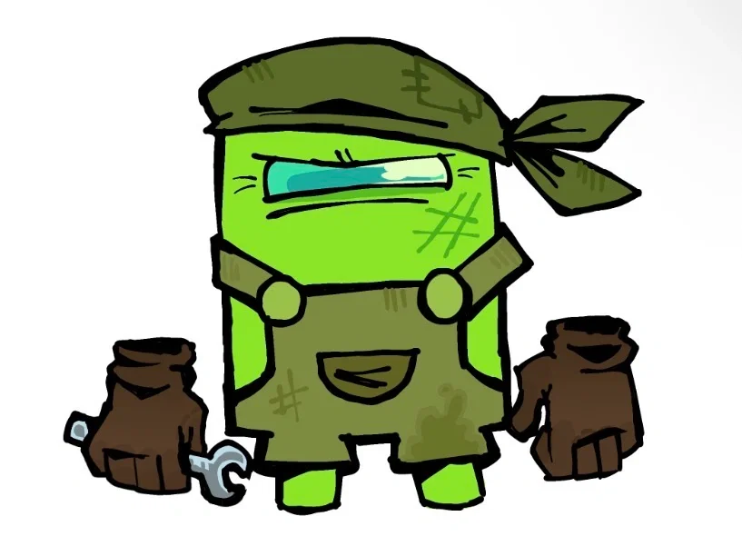 Avatar of Lime Engineer - Among Us 