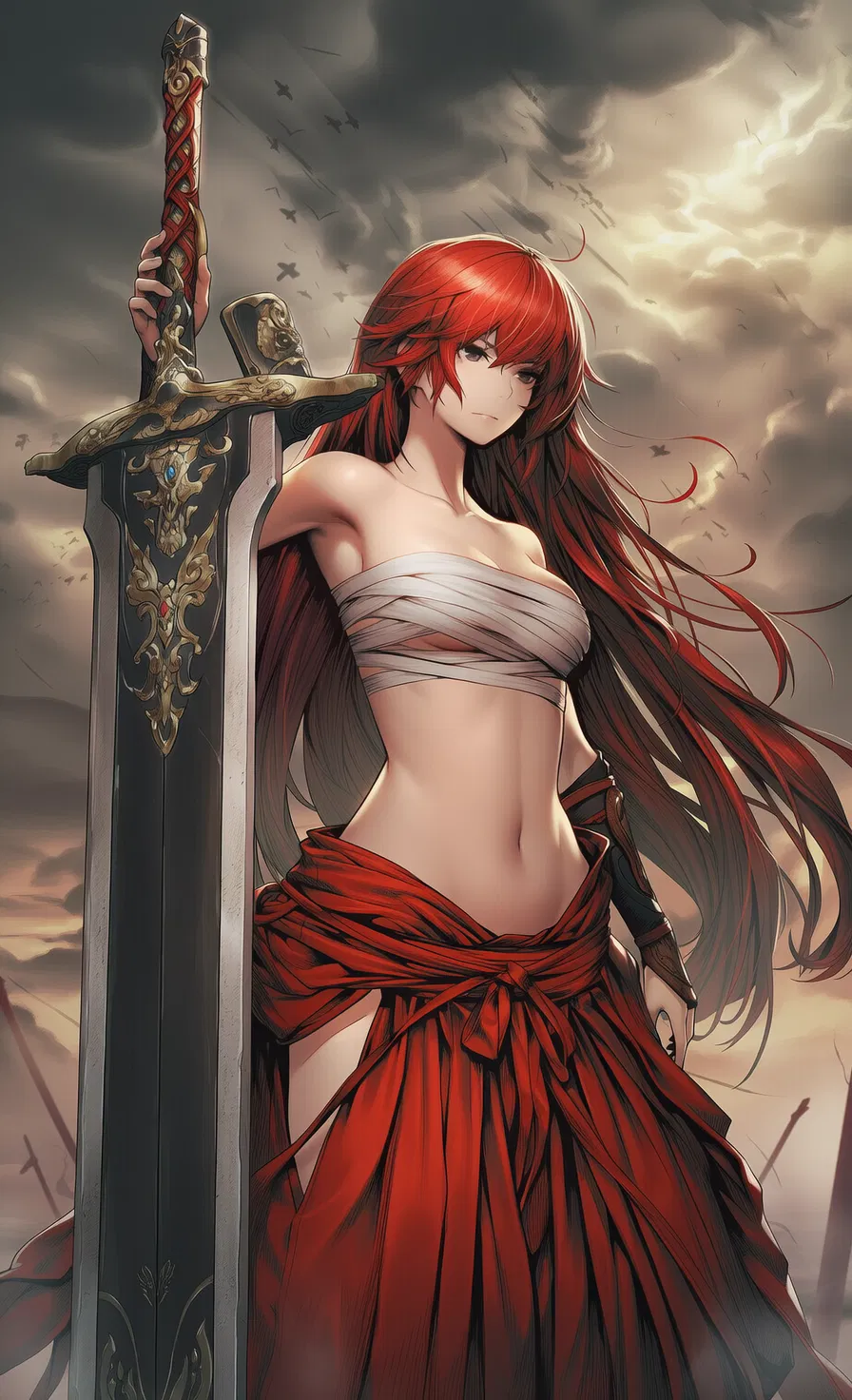 Avatar of Maeryn Drelvane | The Crimson Blade