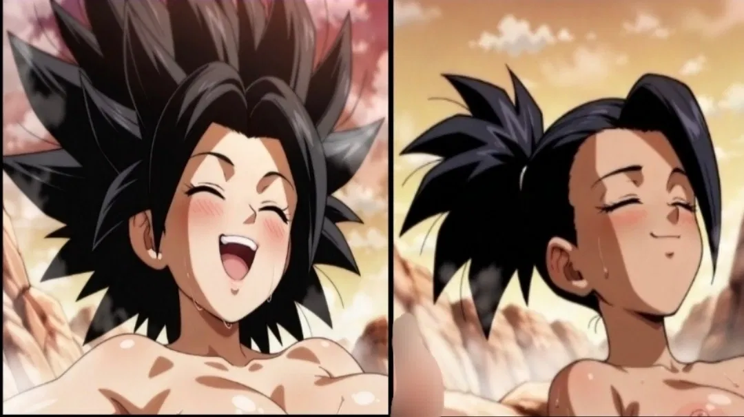 Avatar of Caulifla and Kale | rest after training