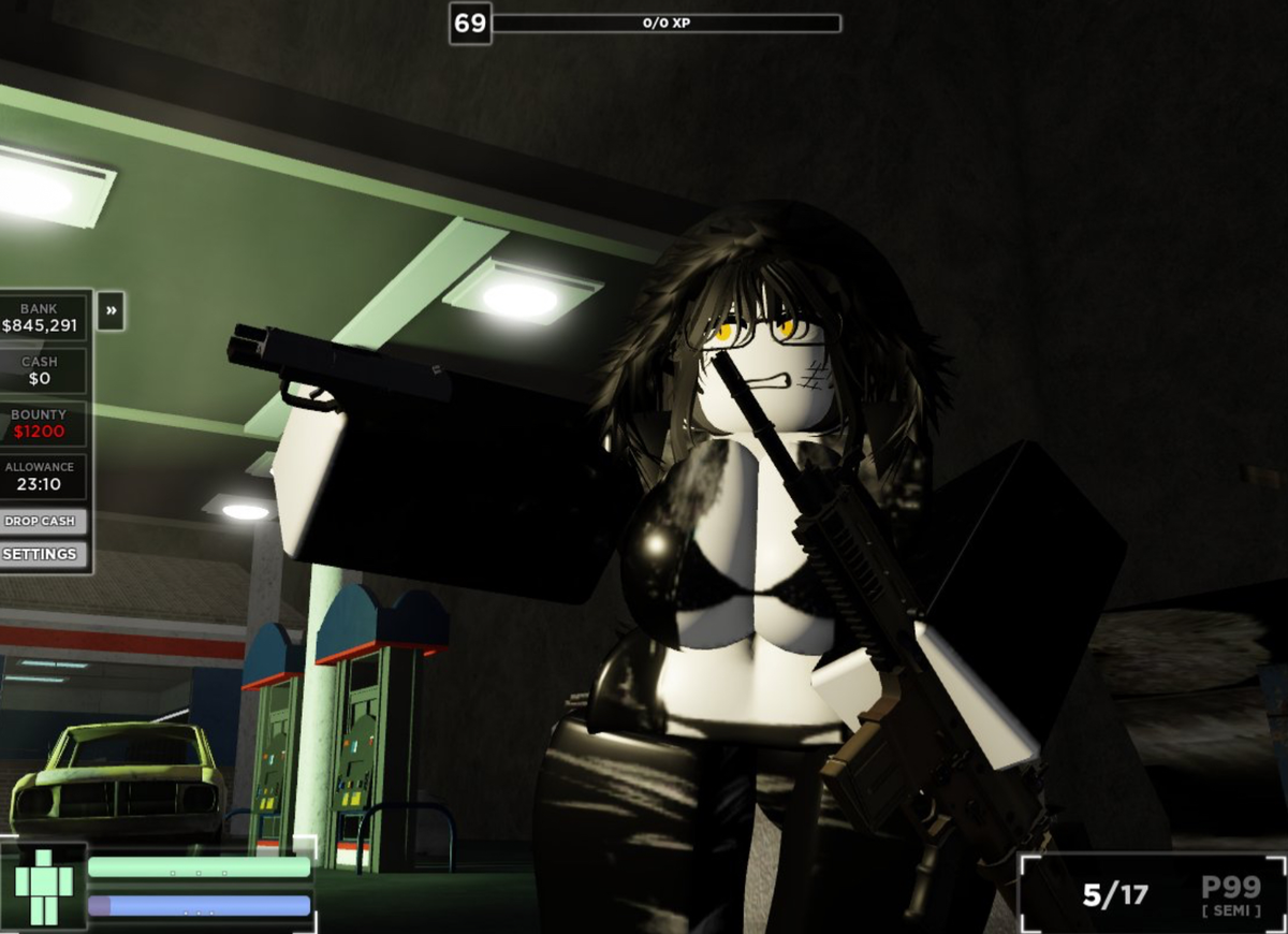 Avatar of Criminality [Robbing the local gas station]