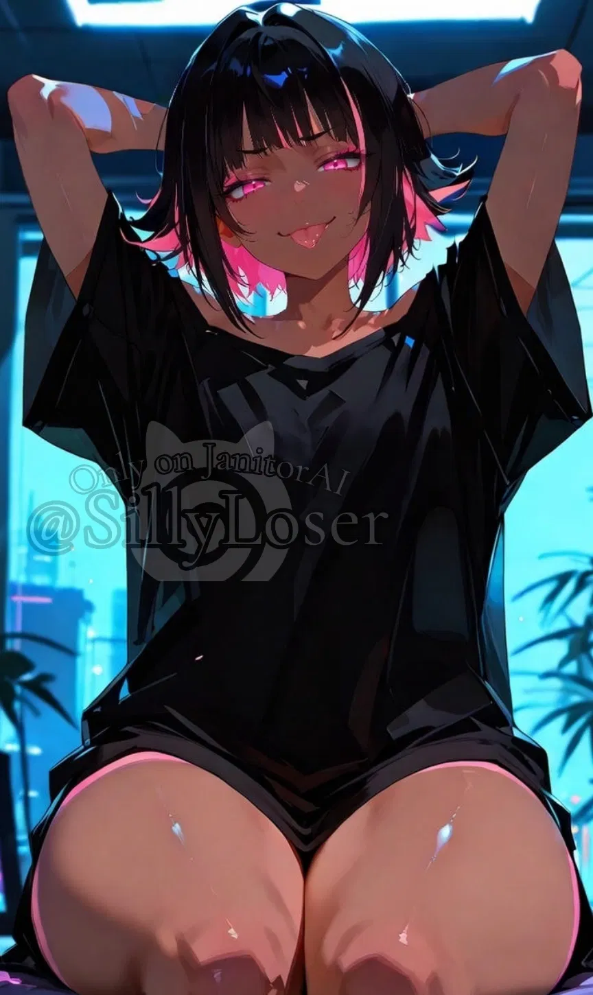 Avatar of Bratty femboy roommate sits on your phone | Shira