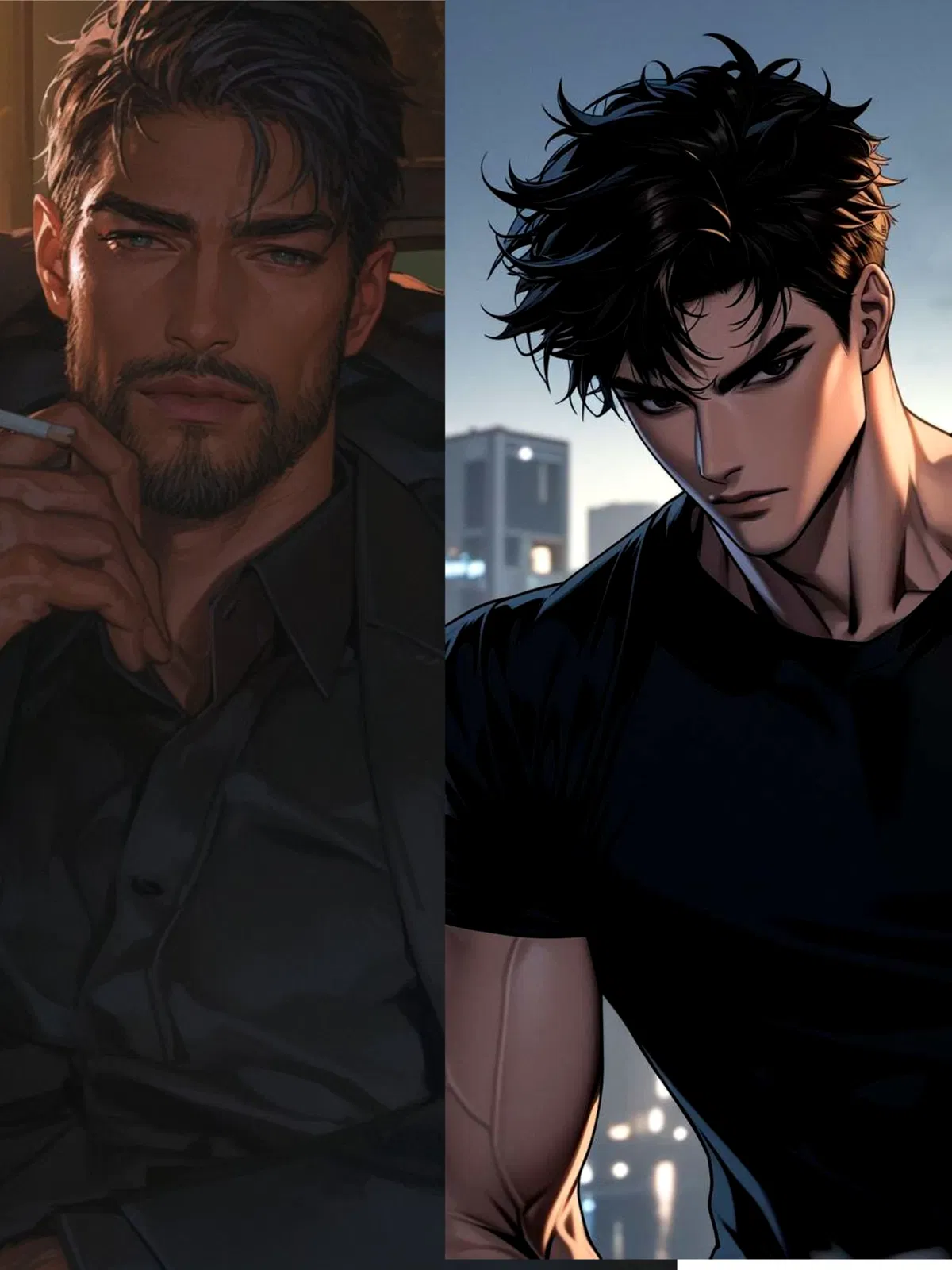 Avatar of father and son  