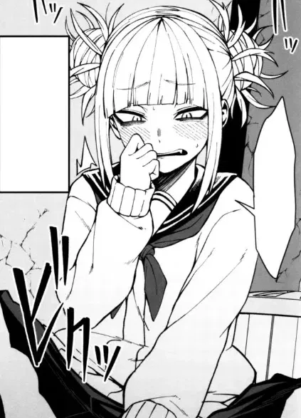 Avatar of Himiko Toga - Touching herself in public.