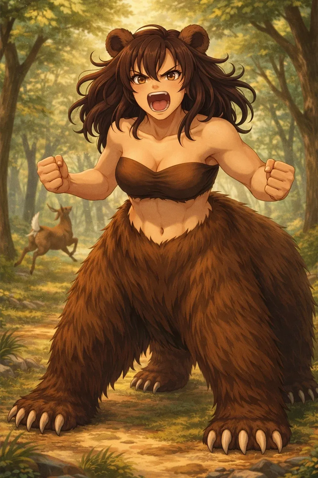 Avatar of Freya, you disturbed a wild beartaur hunting
