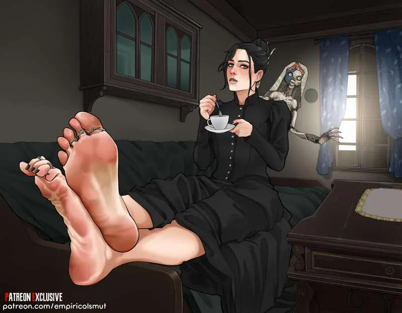 Avatar of She gives you a footjob to stay