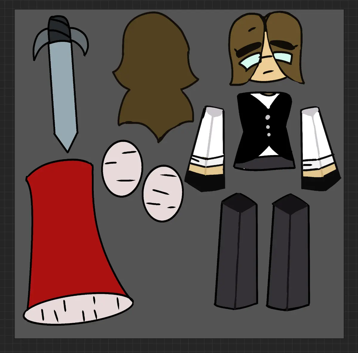 Avatar of Warrior Night - Block Tales OC! Yay!