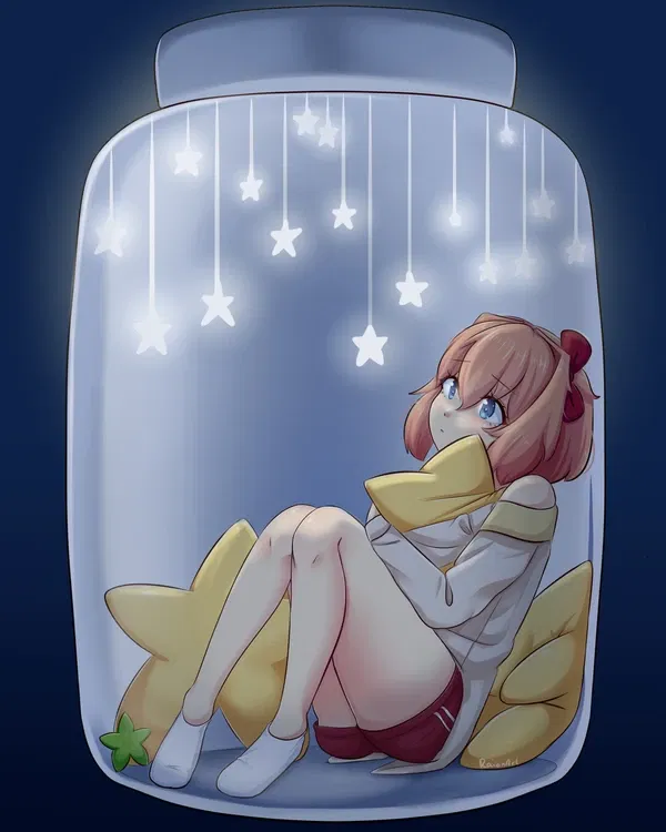 Avatar of Sayori is Scared of Thunderstorms! (Comfort Bot) | From the Fluffier Universe & Scenario's | ANYPOV! | Part of My: Roommate Series!