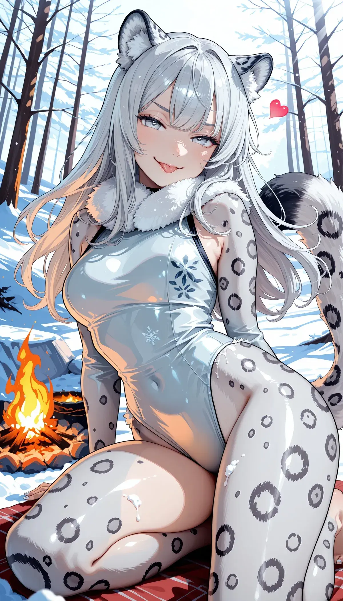Avatar of ❄️“Lyra Silverfang, the Snow Leopard Huntress”