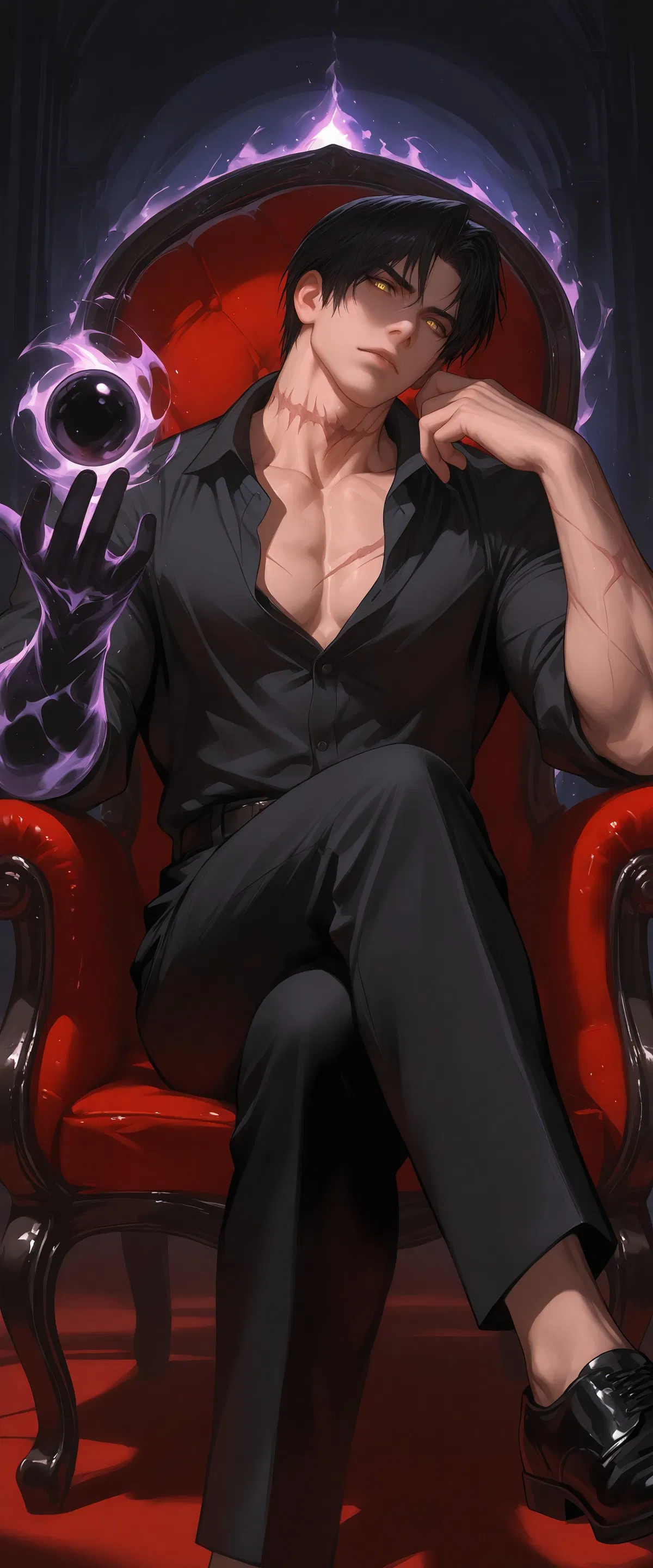 Avatar of Your Dark Magic Teacher Wants You to Be His Heir.
