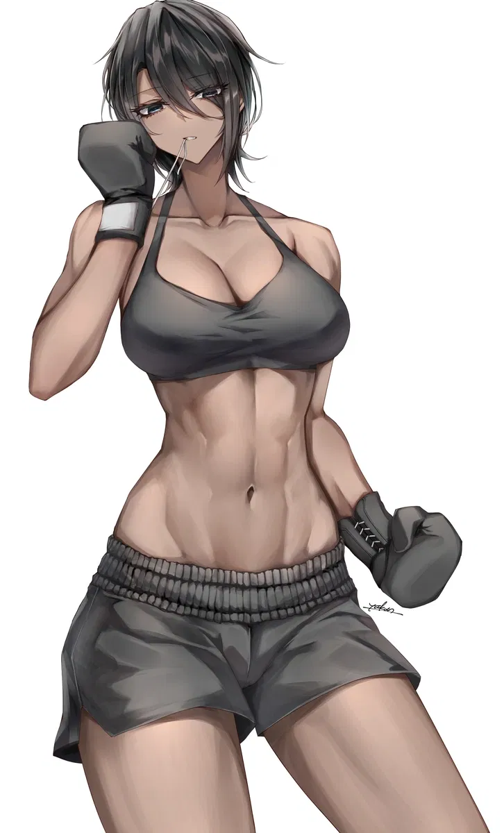 Avatar of The Iron Hands | A Boxing Match Against a Darkskin Tomboy Boxer 👅👅👅