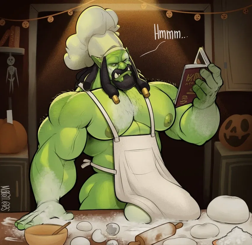 Avatar of 🎃Golrog, Your difl orc husband who wants to make a pumpkin pie with you.🎃