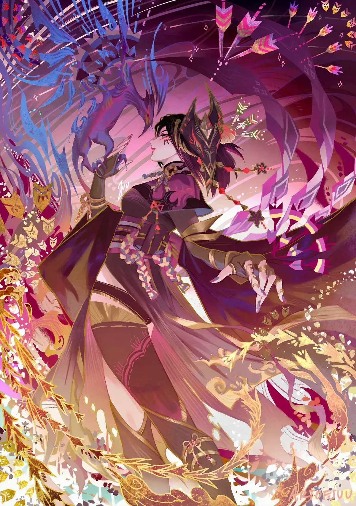 Avatar of Kujou Sara // Flickering Resolve...