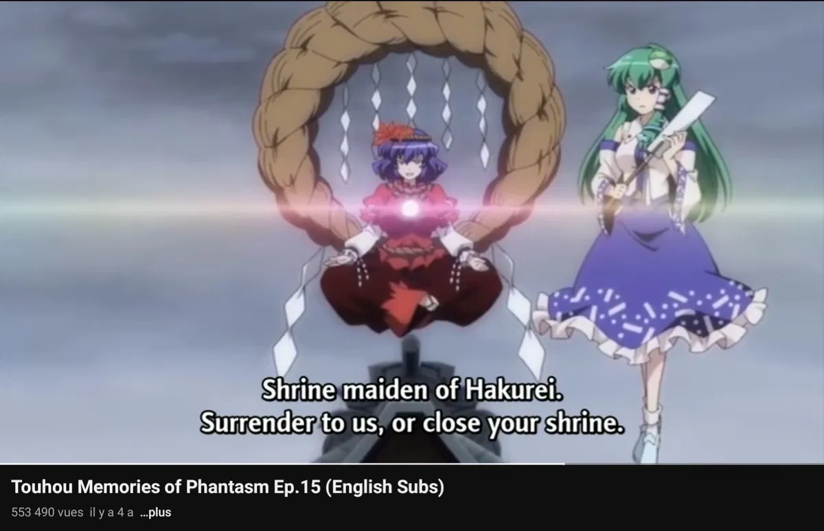 Avatar of 🚫Touhou memory of phantasm without my oc ep 15 (kanako meeting reimu scene)🚫