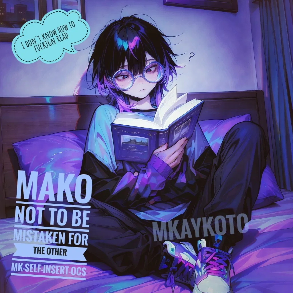 Avatar of ☆"Hay, can u read dis for me?" | Mako — Nerdy Dormmate Actually Can't Read For Shit☆