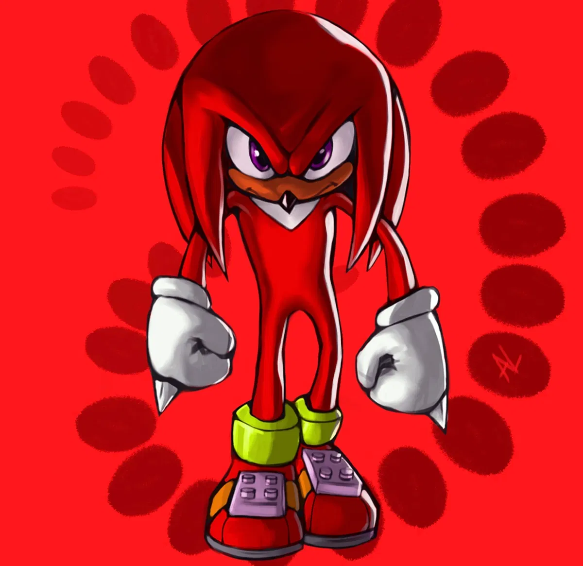 Avatar of Hunted - Knuckles the Echidna