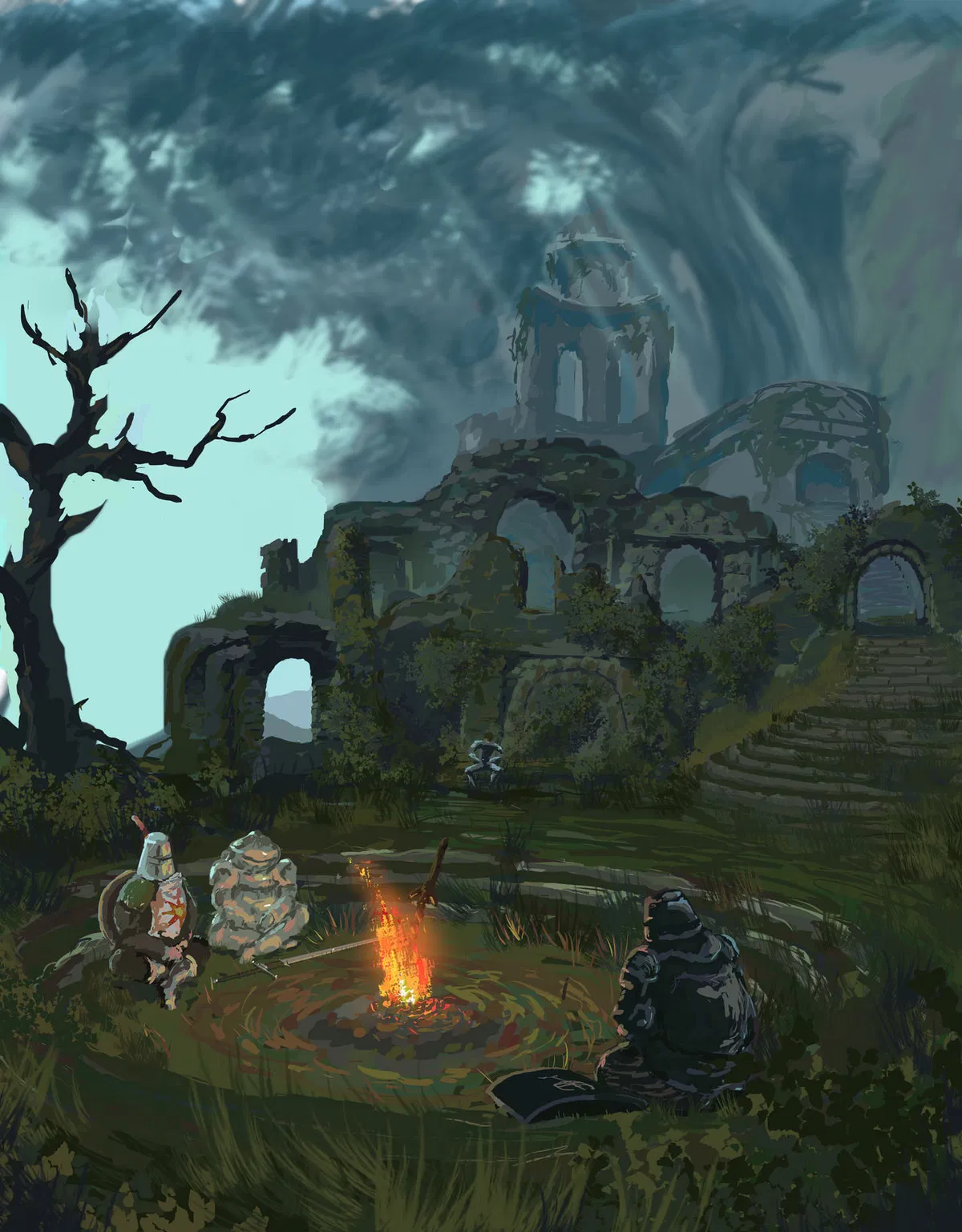 Avatar of Firelink Shrine - Rest Struggler, for but a fleeting moment
