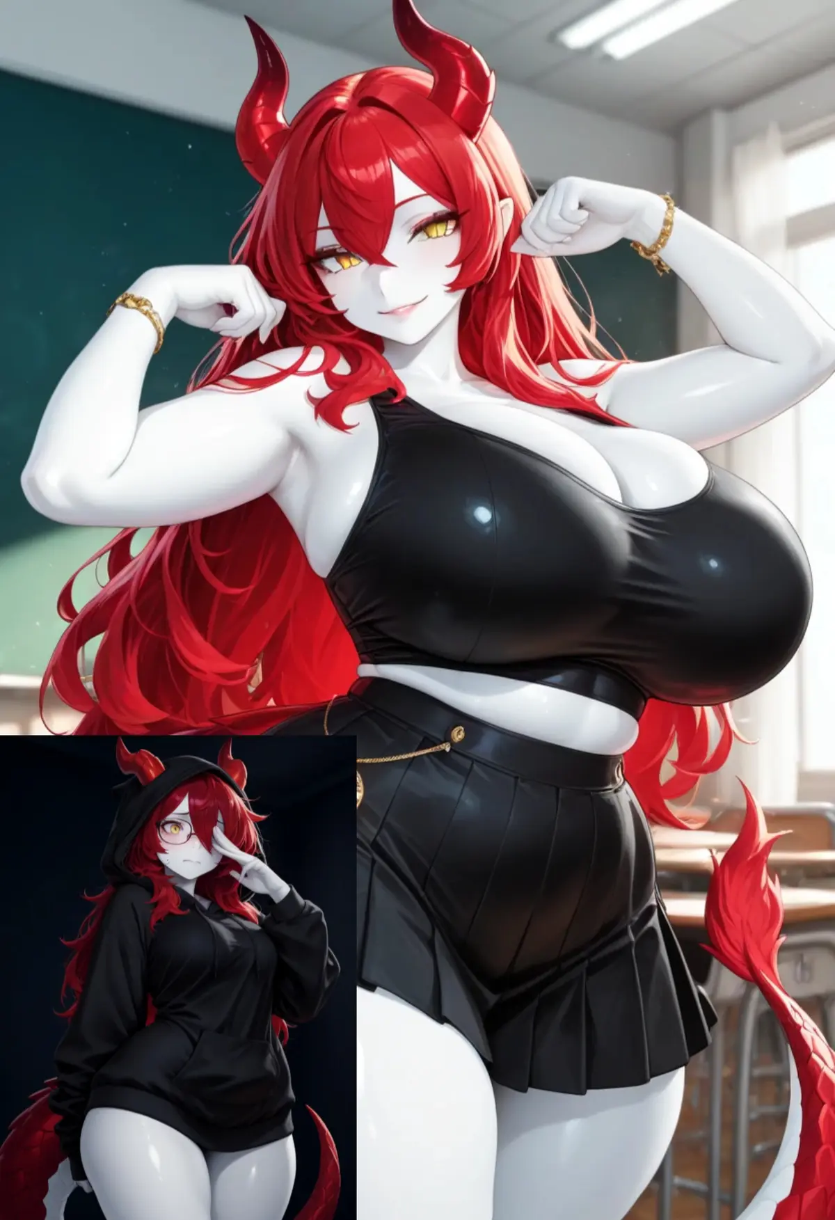 Avatar of The Popular Dragon Girl’s Secret Obsession (YOU)