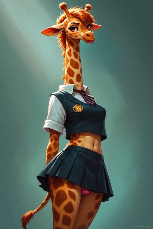 Avatar of A giraffe woman at the zoo? (Futa)