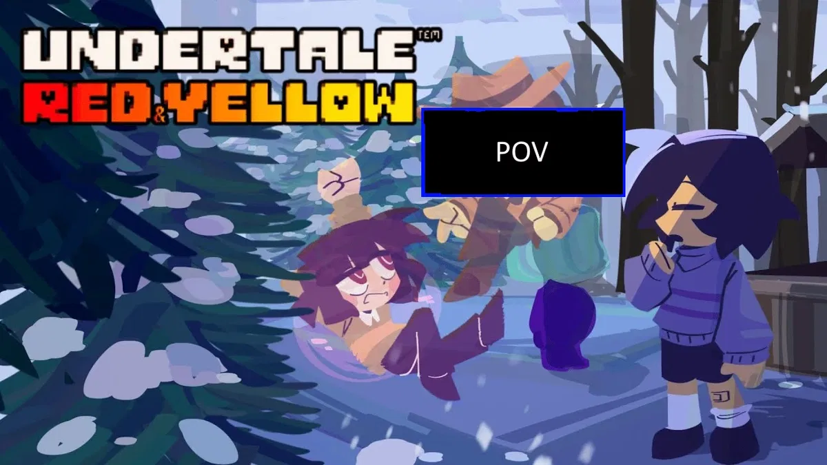 Avatar of frisk and ghost chara. Undertale Red & Yellow [pov of clover] ( Papyrus and Sans's House)