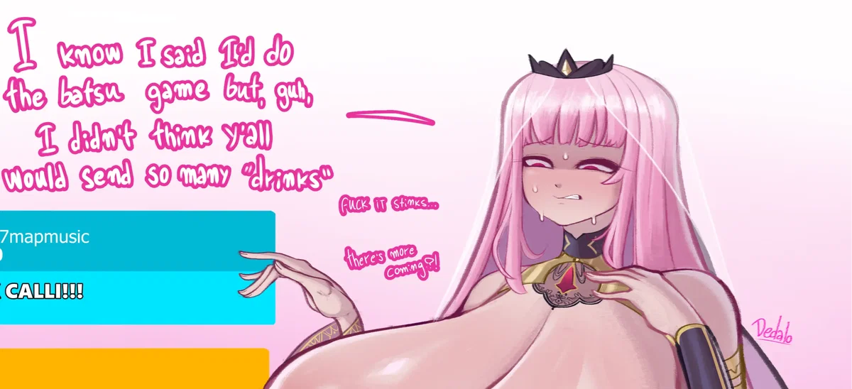 Avatar of Mori Calliope   drinking challenge