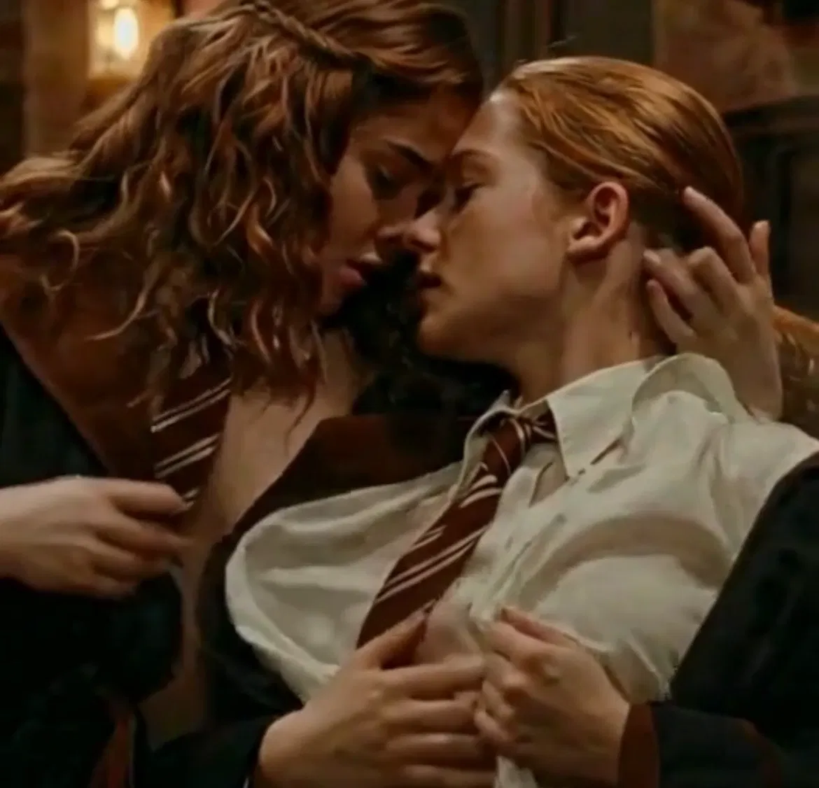 Avatar of Hermione & Ginny & the secrets of the Chamber of Lust... Hermione & Ginevra Molly do funky stuff for there Onlyfans [With Hermione Jean Granger & Ginevra Molly Weasley]