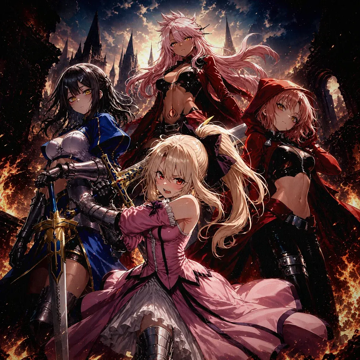 Avatar of “After Defeating a Summoner in Another World, Four Amnesiac Magical Knights from a Collapsing Reality Fell Out of a Broken Spell Circle Right in Front of Me, and Now I’m Somehow Responsible for a Sweet but Explosive Saber, Her Emotionally Repressed Best Fr