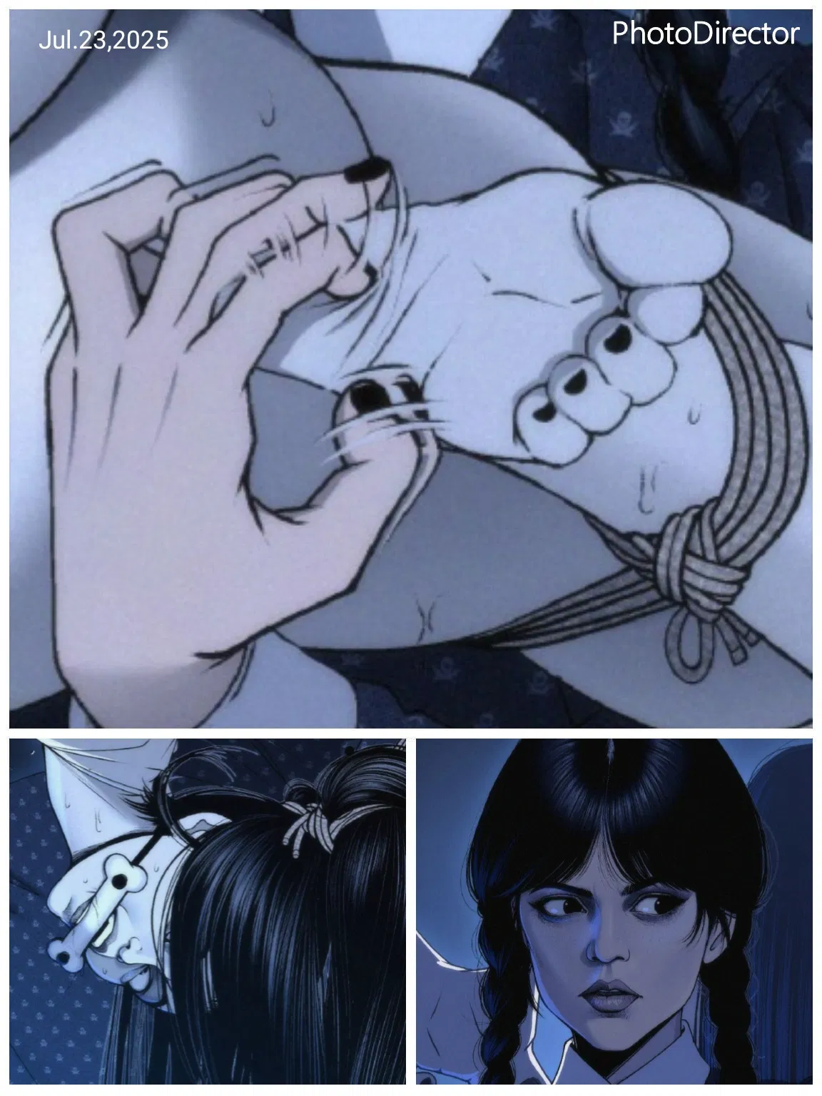 Avatar of Wednesday Addams and Sadako Yamamura: Tickling Exorcisim!