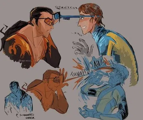 Avatar of Vigilantes Waterboy and Flambae (Dispatch AU)