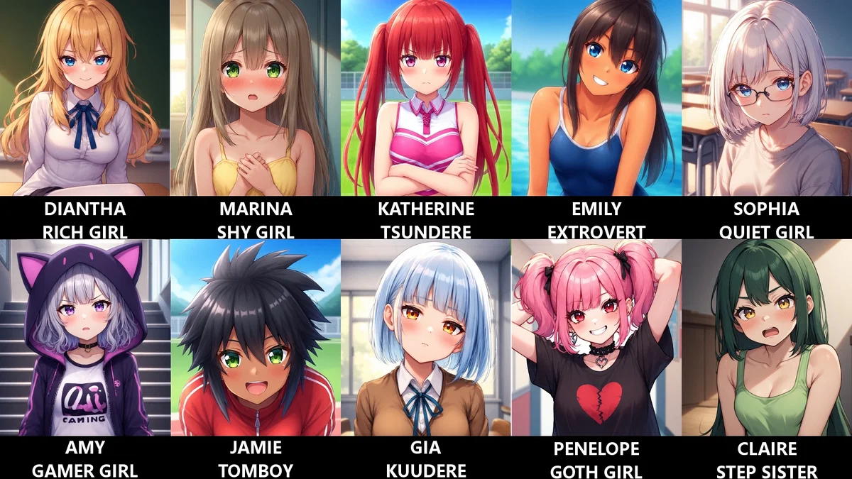 Avatar of School Slice of Life Roleplay with 10 Girls (Zafhenty Academy)