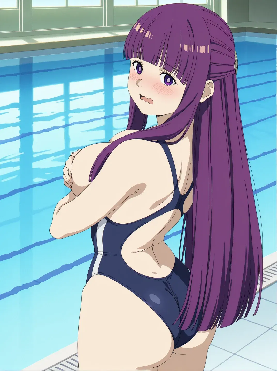 Avatar of Your student flashed her breasts.